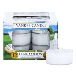 Yankee Candle Clean Cotton teamécses 12 x 9.8 g