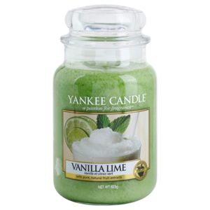 Yankee Candle Vanilla Lime illatos gyertya Classic közepes méret 623 g