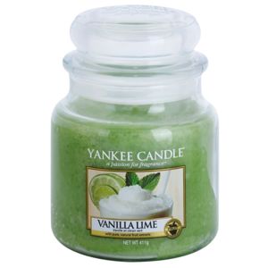 Yankee Candle Vanilla Lime illatos gyertya Classic közepes méret 411 g