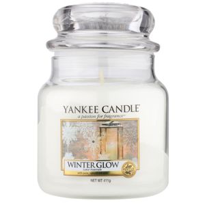Yankee Candle Winter Glow illatos gyertya Classic közepes méret 411 g